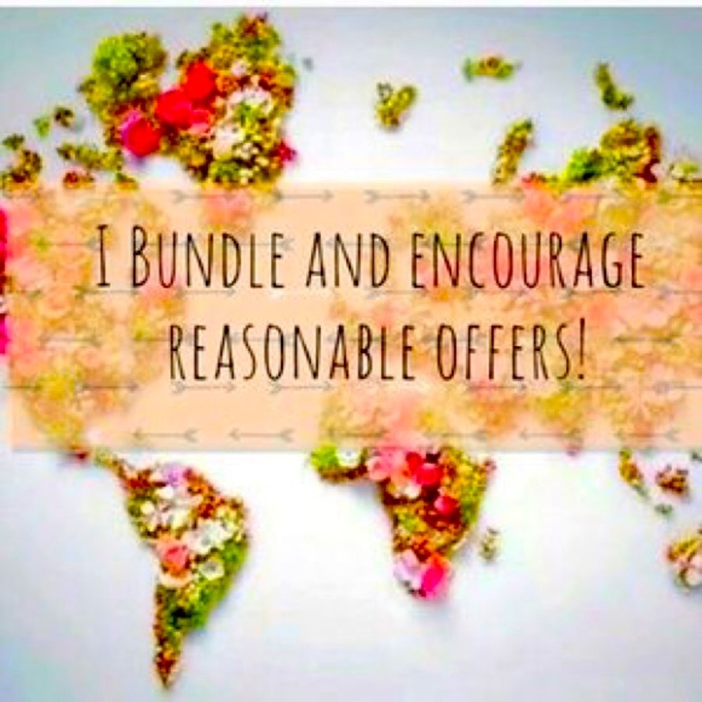 I bundle and encourage reasonable offers